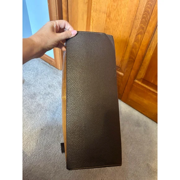 Colette Hand-Tooled Leather Tote Bag | Genuine Leather Mexico | Floral Embossed - Picture 7 of 10